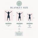 Minky Blanket 30x40 - Baby Personalized Blue Bow Baby Girl Blanket