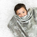  Minky Name Throw Blanket - 50x60 Minky
