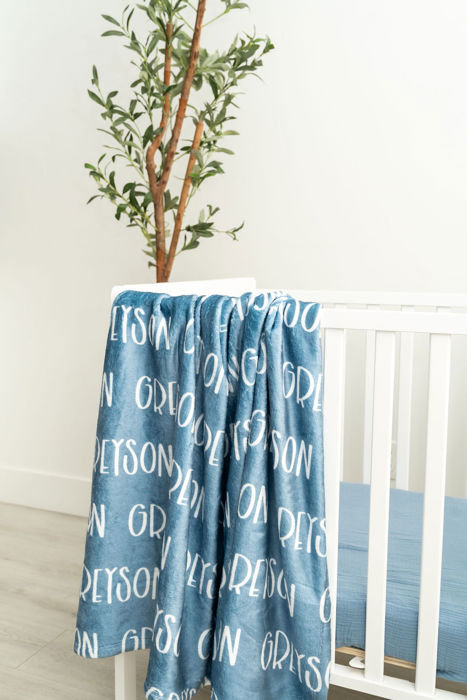 Personalized Baby Name Blanket 