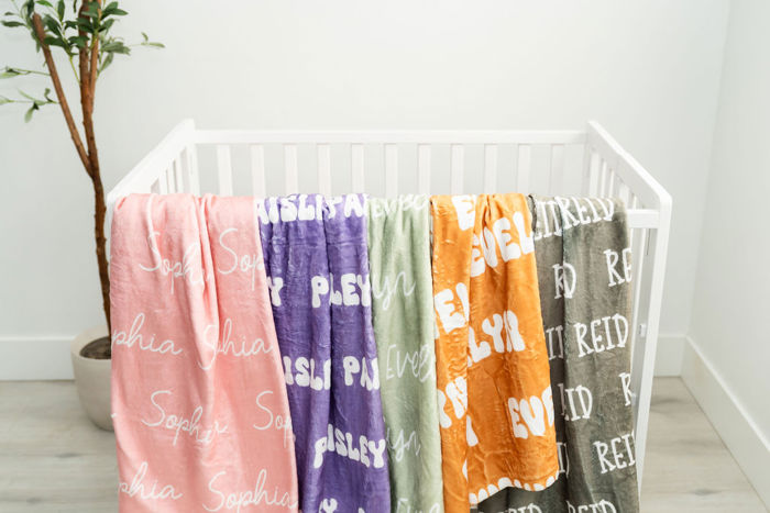 Personalized Baby Name Blanket 