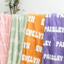  Personalized Baby Name Blanket 