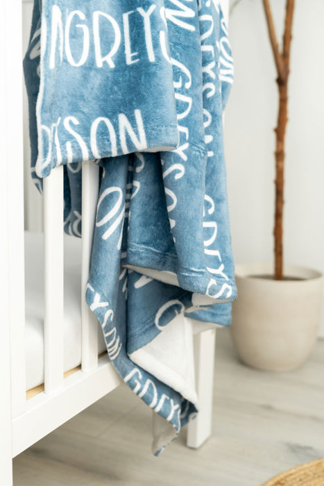 Personalized Blanket - Kids Name Blanket, Baby Blanket