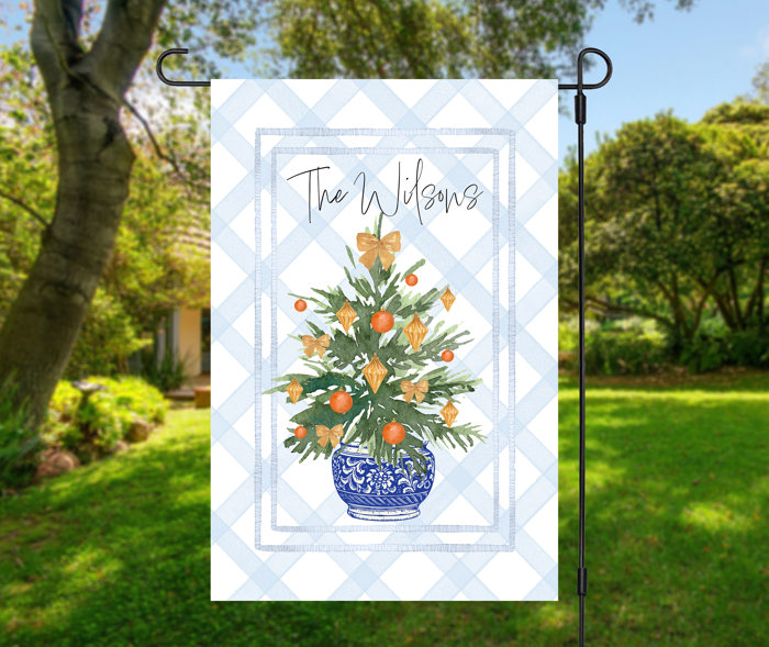 Christmas Double-sided Garden Flag - Nutcrackers, Bows & Bells