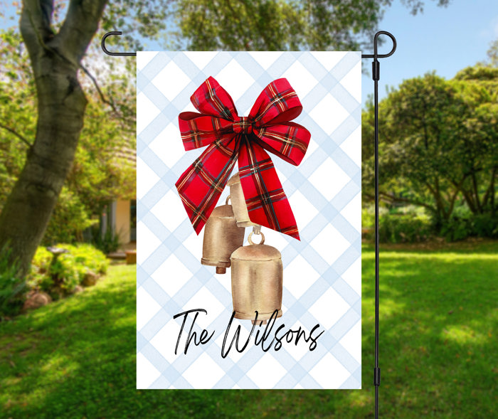 Christmas Double-sided Garden Flag - Nutcrackers, Bows & Bells