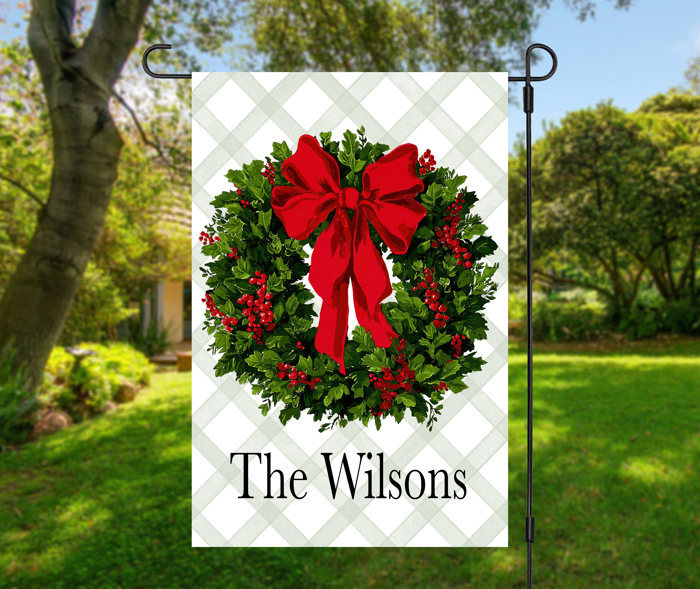 Christmas Double-sided Garden Flag - Nutcrackers, Bows & Bells