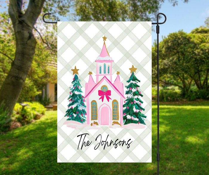 Christmas Double-sided Garden Flag - Nutcrackers, Bows & Bells