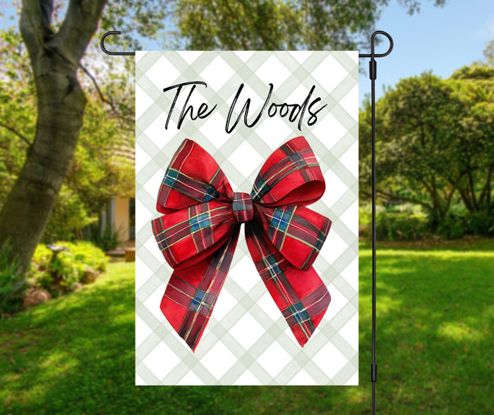 Christmas Double-sided Garden Flag - Nutcrackers, Bows & Bells