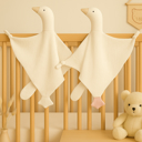 White Beige Goose Muslin Lovey-  BEST Value Bundle - 4 Colors