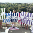  Personalized Beach Towel - Cabana Stripe