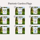  Patriotic Garden Flags - Celebrate USA 250 - Personalized