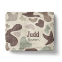  Personalized  Duck Camo Minky Blanket - 3 Sizes
