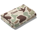  Personalized  Duck Camo Minky Blanket - 3 Sizes