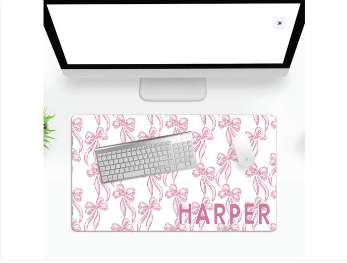 Custom Personalized Desk Mats - Coquette