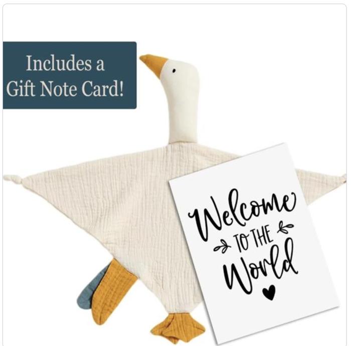 Goose Muslin Lovey-  BEST Value Bundle - 4 Colors