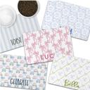  Personalized Chinoiserie Pet Mat - Many Sizes