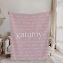  Personalized Family Name Blanket