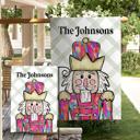  Personalized Garden Flag - Festive Nutcracker