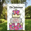  Personalized Garden Flag - Festive Nutcracker