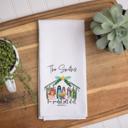 Design 2 Personalized Christmas Waffle Towel