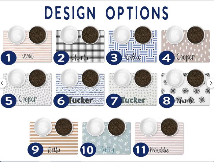 Pet Mat Whimsical Designs - 4 Sizes