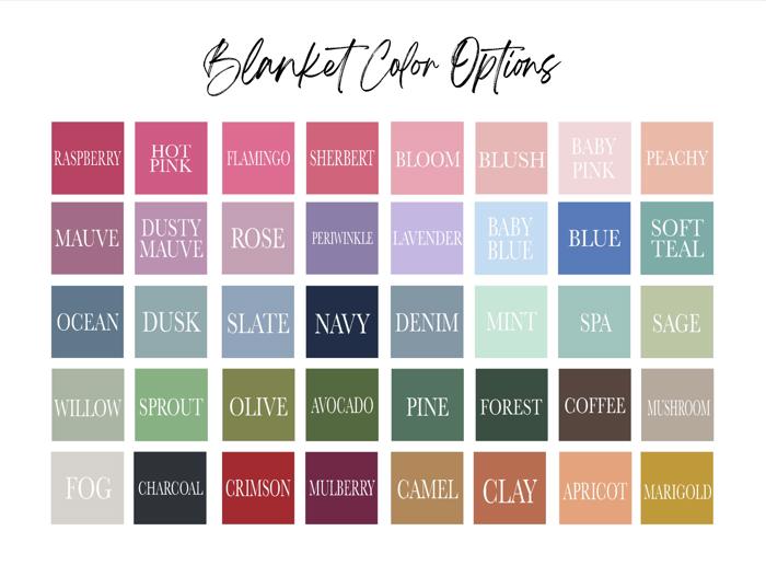 Personalized Baby Name Blanket 