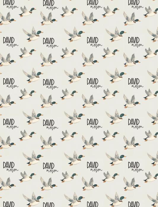 Personalized Duck Blanket - Minky