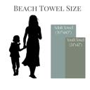  Personalized Beach Towels - Retro Set 