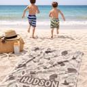 Personalized Camo Beach Towel - Premium 30" x 60"