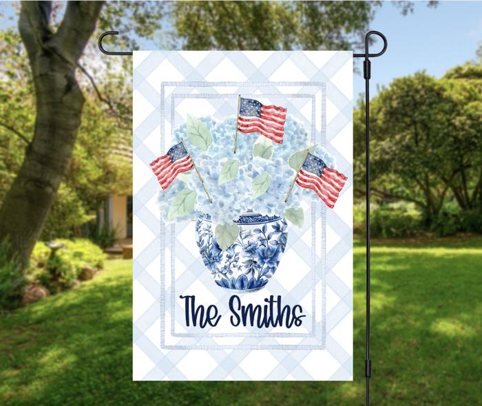Patriotic Garden Flags - Celebrate USA 250 - Personalized