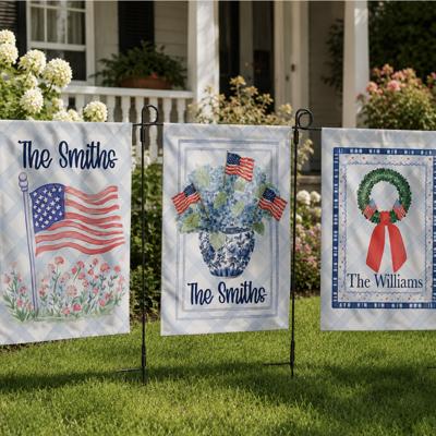 Patriotic Garden Flags - Celebrate USA 250 - Personalized