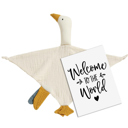 Cream Muslin Lovey Gift Set For Baby
