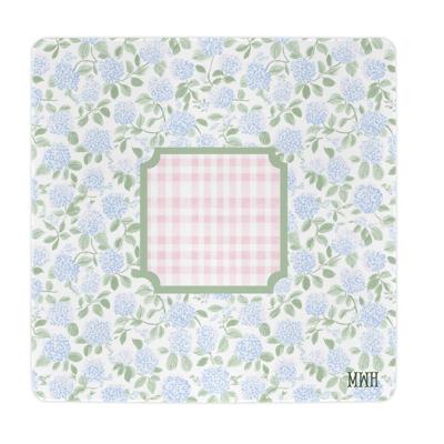 Personalized Hydrangea Mahjong Mat 