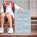  Personalized Back to School Board First Day and Last Day