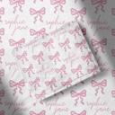  Baby Girl Bow Name Blanket - 3 Sizes