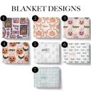 50" x 60" Design 1 f Personalized Halloween Blankets - 7 Patterns
