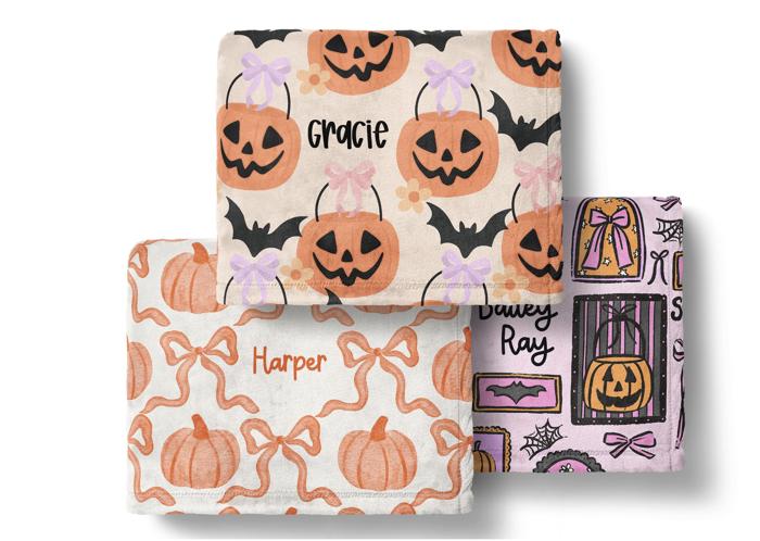 Personalized Halloween Blankets - 7 Patterns