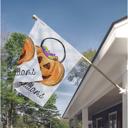  Personalized Whimsical Pumpkin Pail  Flags - 3 Sizes
