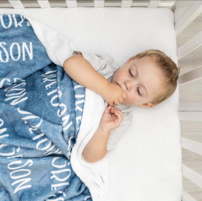 Personalized Blanket - Kids Name Blanket, Baby Blanket