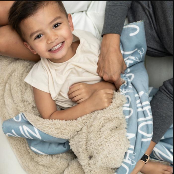 Personalized Blanket - Kids Name Blanket, Baby Blanket