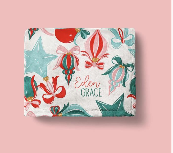 Personalized Christmas Blankets - 3 Sizes