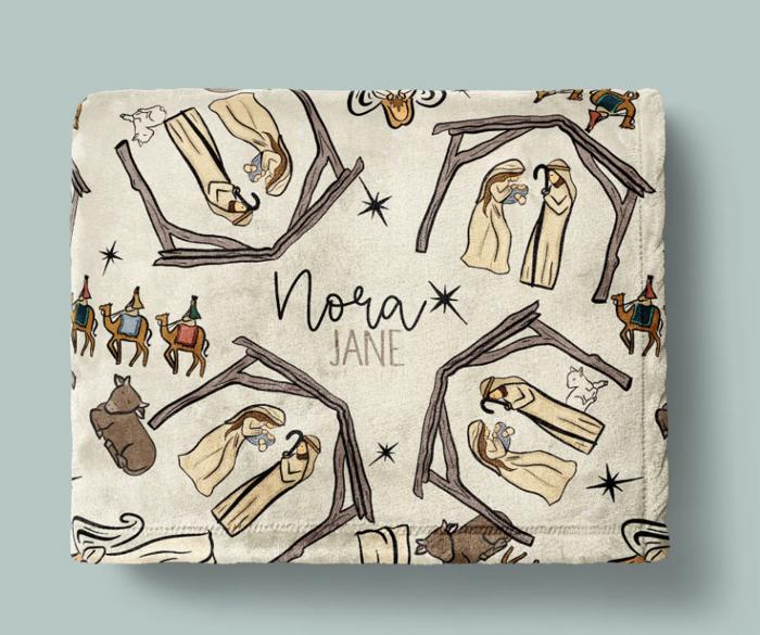 Personalized Christmas Blankets - 3 Sizes