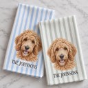  Personalized Pet Tea Towel Custom Dog Photo