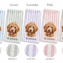  Personalized Pet Tea Towel Custom Dog Photo