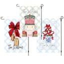  Christmas Double-sided Garden Flag - Nutcrackers, Bows & Bells