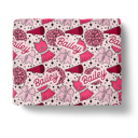Pink 50x60 Personalized Cheerleader Blanket