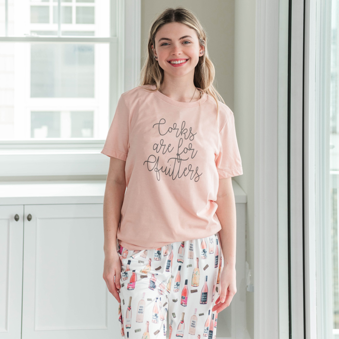 Wine Bottle Pajama Set