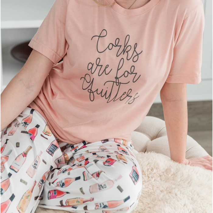 Wine Bottle Pajama Set