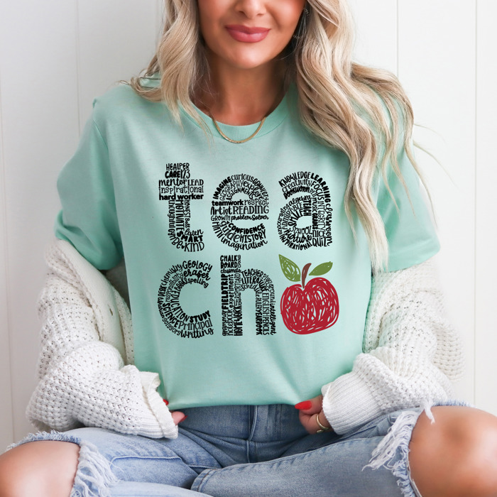 Teacher Graphic Tee for Back to School, Teacher Gifts, and Educators