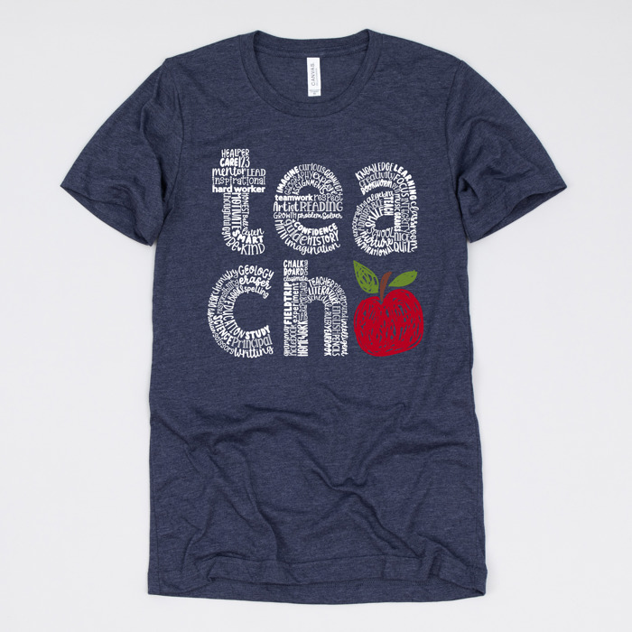 Teacher Graphic Tee for Back to School, Teacher Gifts, and Educators