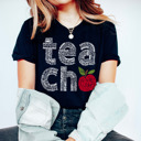  Teacher Graphic Tee for Back to School, Teacher Gifts, and Educators